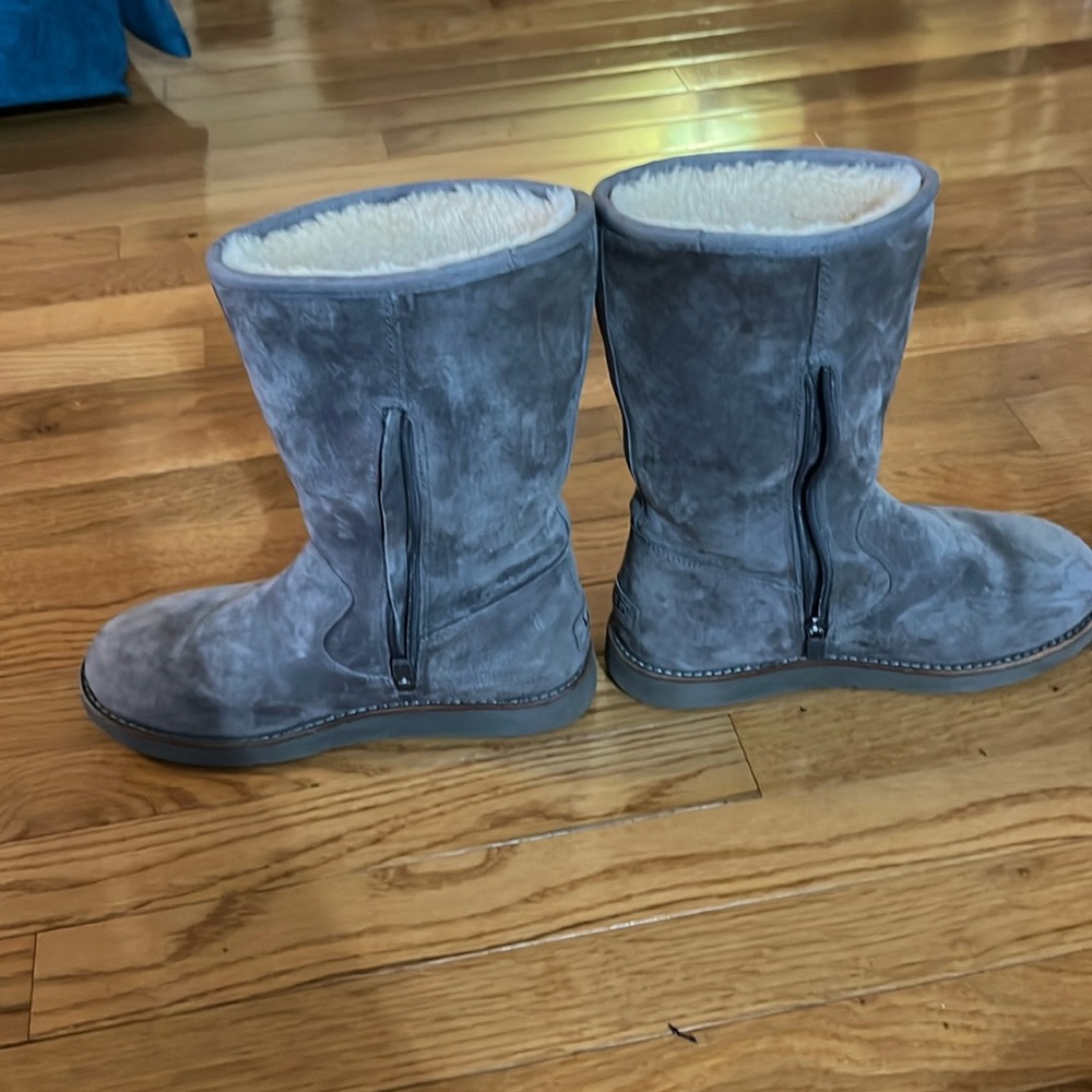 Grey suede uggs